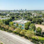 Aerial view of 9930 Irvine Center Drive showing proximity to Lake Forest Drive and Irvine Center Drive intersection.